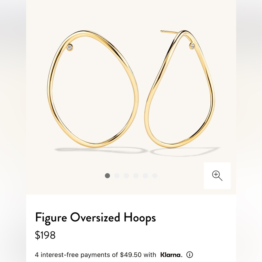 Mejuri Figure Oversized Hoops